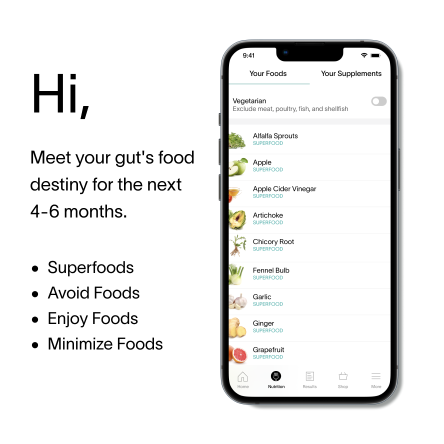 장 건강 지능™ 테스트 