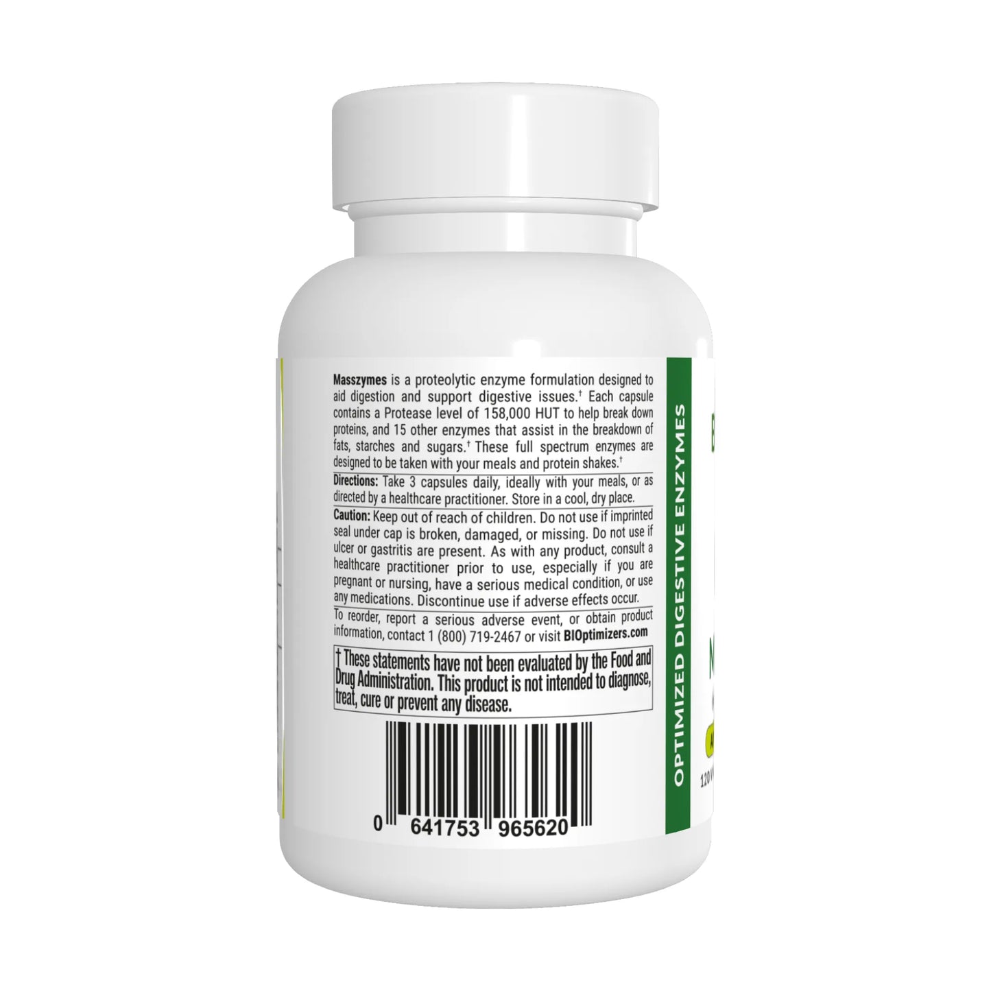 Masszymes Bottle side